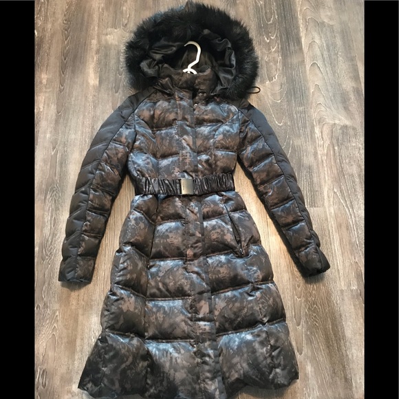 vera wang down coat